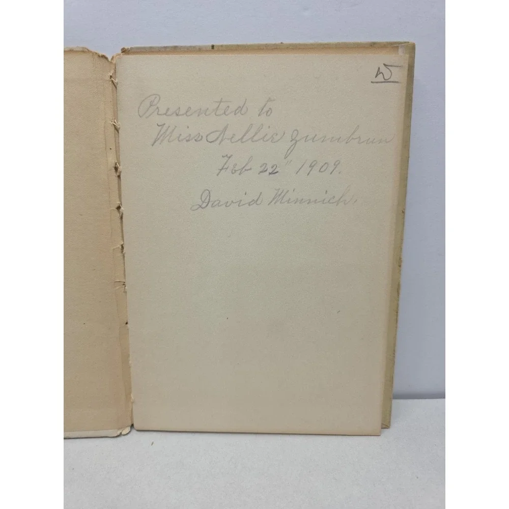 Vintage Psalm Of Life Boom With Presented To Note‎ Cr 1909